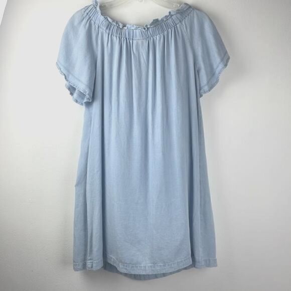 a.n.a Denim Look Off the shoulders Dress - Picture 4 of 6